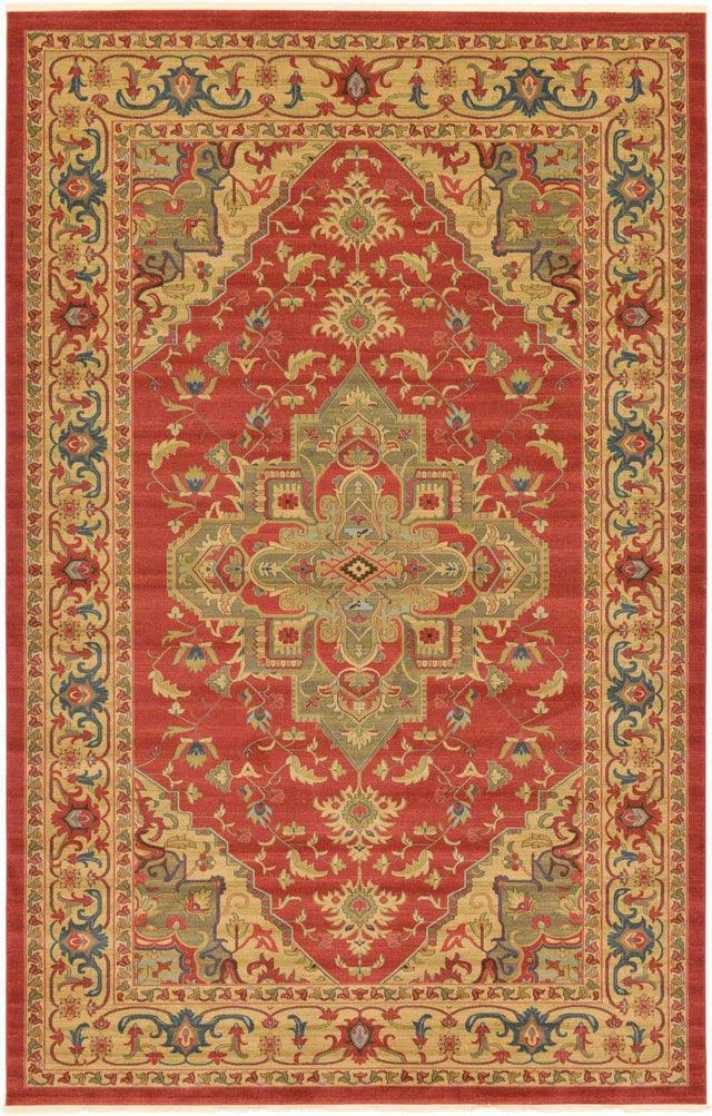 Red 10' 6 x 16' 5 Sahand Rectangle Area Rug Affordable Easy Clean Traditional Design Durable Carpet for Home Interior Design Living Room Dining Office for Sale at Rug Engine