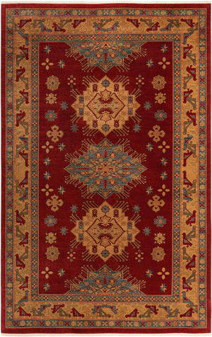 Red 10' 6 x 16' 5 Sahand Rectangle Area Rug Affordable Easy Clean Traditional Design Durable Carpet for Home Interior Design Living Room Dining Office for Sale at Rug Engine