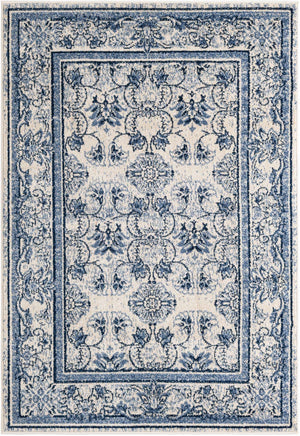 Ivory Blue 4' 1 x 6' 1 La Jolla Rectangle Rug