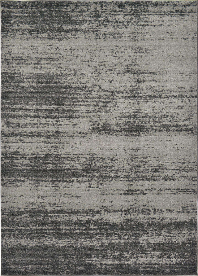 Dark Gray 7' 1 x 10' Del Mar Rectangle Area Rug 100% Polypropylene Easy Clean Stain Resistant Vivid Modern Carpet Mat for Home Decor Interior Designing for Sale at Rug Engine
