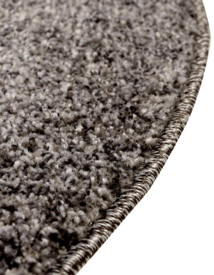 Dark Gray 4' 1 x 4' 1 Del Mar Round Area Rug 100% Polypropylene Easy Clean Stain Resistant Vivid Modern Carpet Mat for Home Decor Interior Designing for Sale at Rug Engine