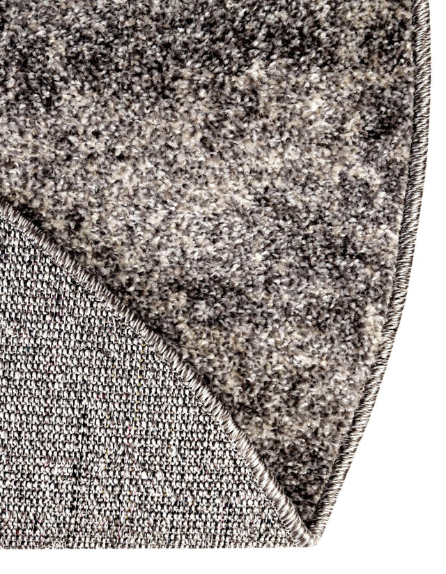 Dark Gray 4' 1 x 4' 1 Del Mar Round Area Rug 100% Polypropylene Easy Clean Stain Resistant Vivid Modern Carpet Mat for Home Decor Interior Designing for Sale at Rug Engine