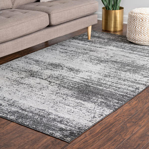 Dark Gray 4' 1 x 6' 1 Del Mar Rectangle Area Rug 100% Polypropylene Easy Clean Stain Resistant Vivid Modern Carpet Mat for Home Decor Interior Designing for Sale at Rug Engine