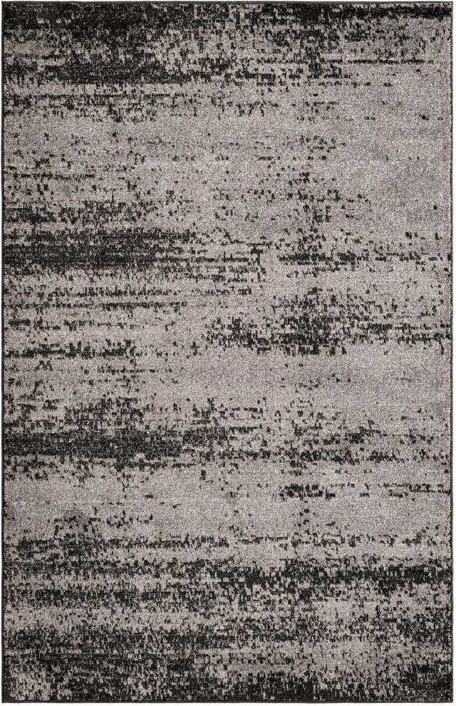 Dark Gray 5' 3 x 8' Del Mar Rectangle Area Rug 100% Polypropylene Easy Clean Stain Resistant Vivid Modern Carpet Mat for Home Decor Interior Designing for Sale at Rug Engine