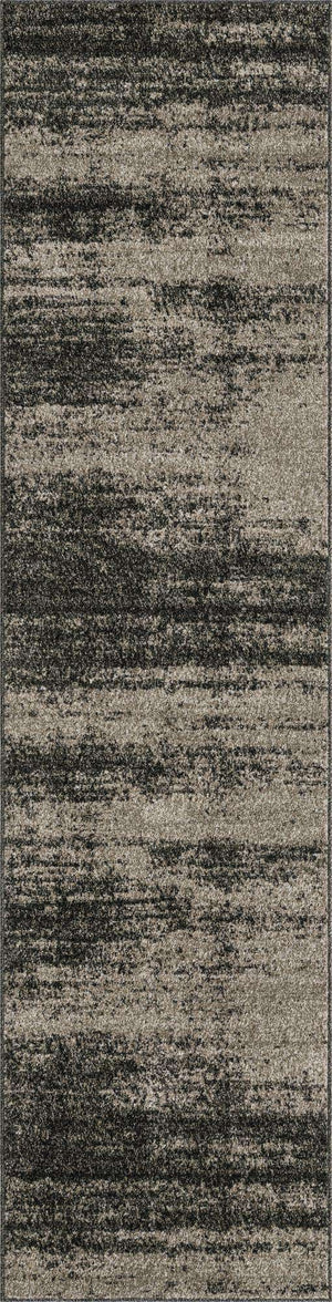 Dark Gray 2' 7 x 10' Del Mar Runner Area Rug 100% Polypropylene Easy Clean Stain Resistant Vivid Modern Carpet Mat for Home Decor Interior Designing for Sale at Rug Engine
