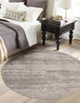 Gray 6' 1 x 6' 1 Del Mar Round Area Rug 100% Polypropylene Easy Clean Stain Resistant Vivid Modern Carpet Mat for Home Decor Interior Designing for Sale at Rug Engine
