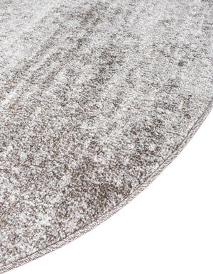 Gray 7' 10 x 7' 10 Del Mar Round Area Rug 100% Polypropylene Easy Clean Stain Resistant Vivid Modern Carpet Mat for Home Decor Interior Designing for Sale at Rug Engine
