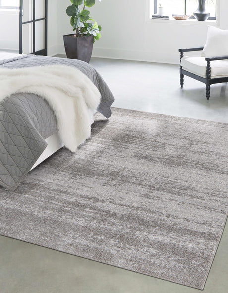Gray 9' x 12' Del Mar Rectangle Area Rug 100% Polypropylene Easy Clean Stain Resistant Vivid Modern Carpet Mat for Home Decor Interior Designing for Sale at Rug Engine