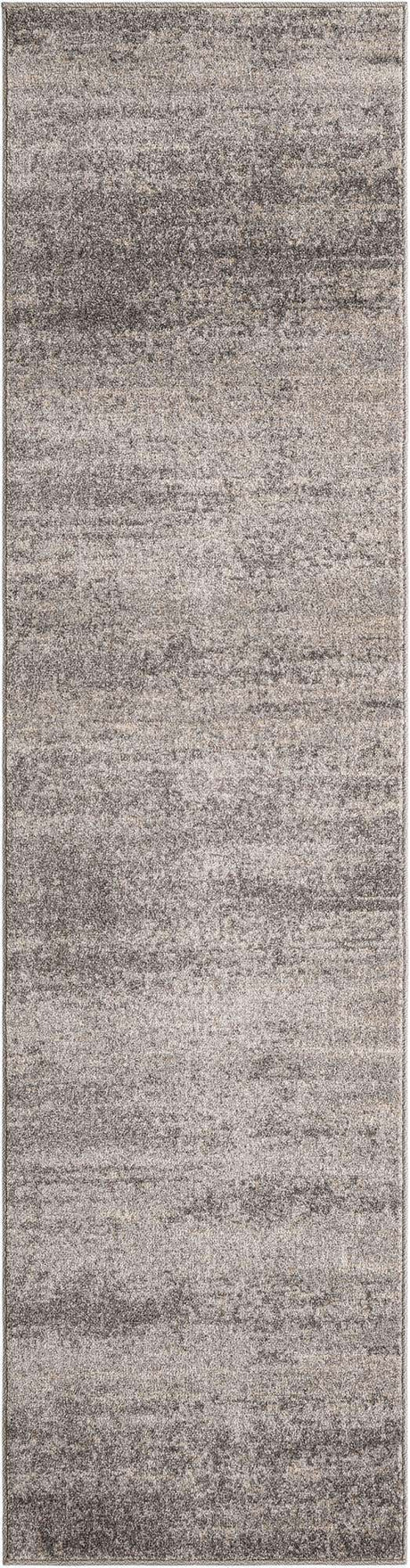 Gray 2' 7 x 10' Del Mar Runner Area Rug 100% Polypropylene Easy Clean Stain Resistant Vivid Modern Carpet Mat for Home Decor Interior Designing for Sale at Rug Engine