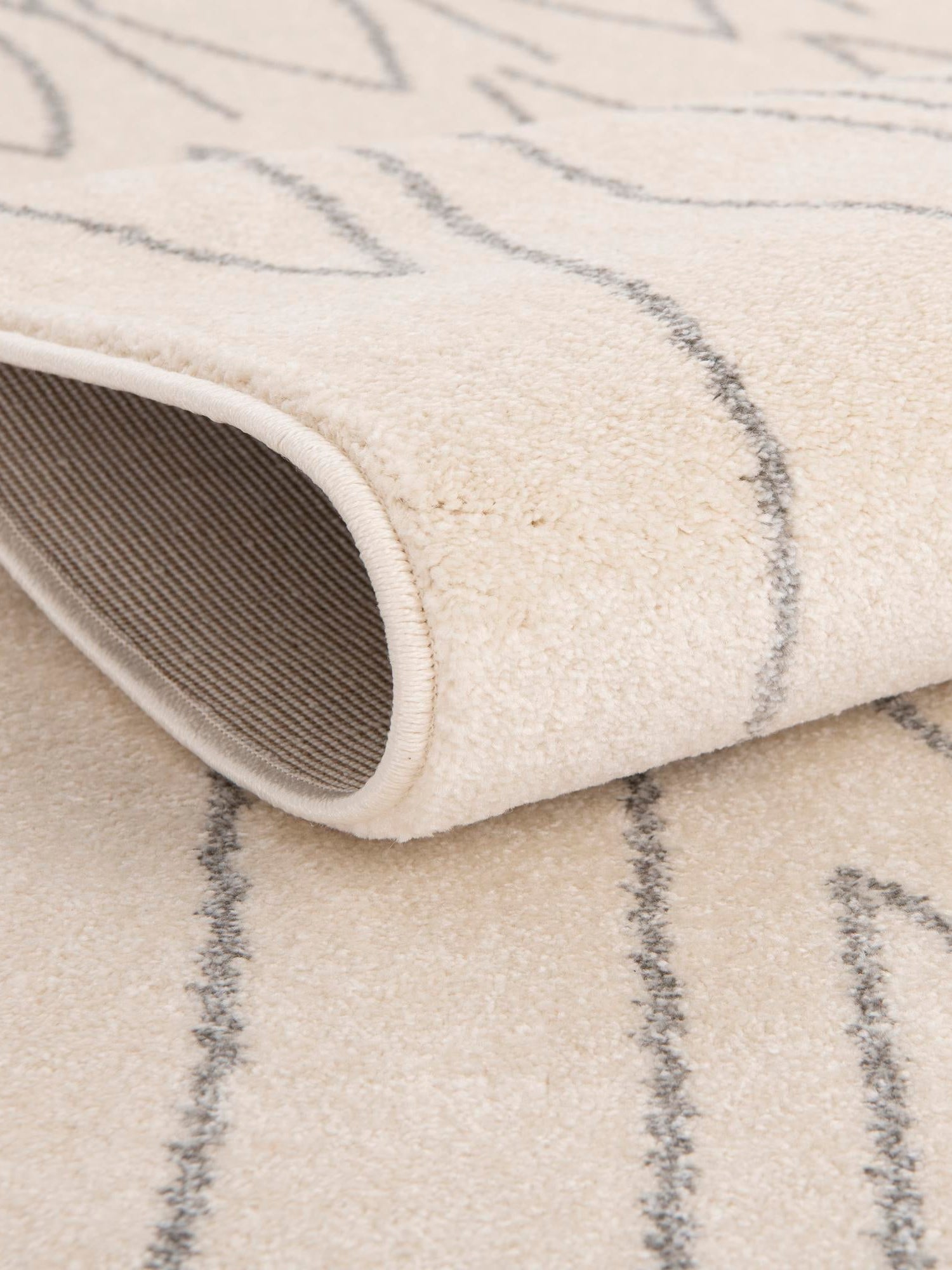 Ivory 3' 3 x 5' 3 Fez Rectangle Area Rug Geometric 100% Polypropylene Easy Clean Stain Resistant Carpet for Living, Dining, Office, Dorms for Sale at Rug Engine