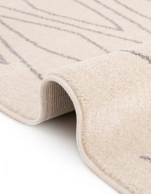 Ivory 2' x 3' 1 Fez Rectangle Area Rug Geometric 100% Polypropylene Easy Clean Stain Resistant Carpet for Living, Dining, Office, Dorms for Sale at Rug Engine
