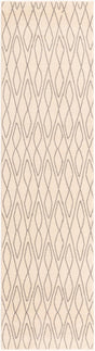 Ivory 2' 7 x 10' Fez Runner Area Rug Geometric 100% Polypropylene Easy Clean Stain Resistant Carpet for Living, Dining, Office, Dorms for Sale at Rug Engine
