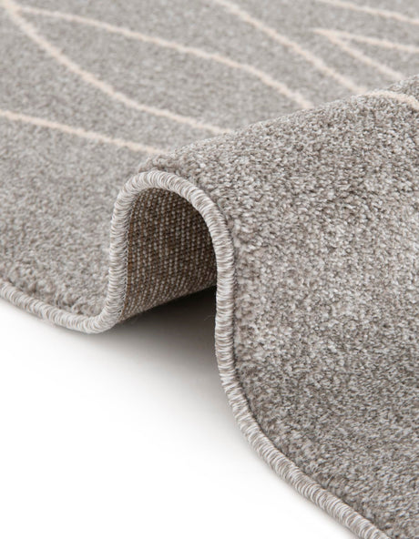 Gray 2' x 3' 1 Fez Rectangle Area Rug Geometric 100% Polypropylene Easy Clean Stain Resistant Carpet for Living, Dining, Office, Dorms for Sale at Rug Engine