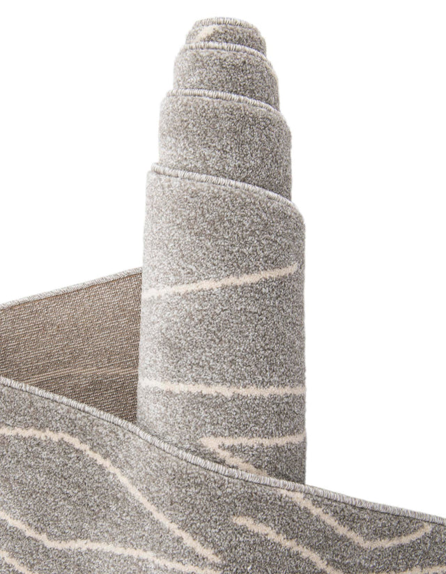 Gray 2' x 3' 1 Fez Rectangle Area Rug Geometric 100% Polypropylene Easy Clean Stain Resistant Carpet for Living, Dining, Office, Dorms for Sale at Rug Engine
