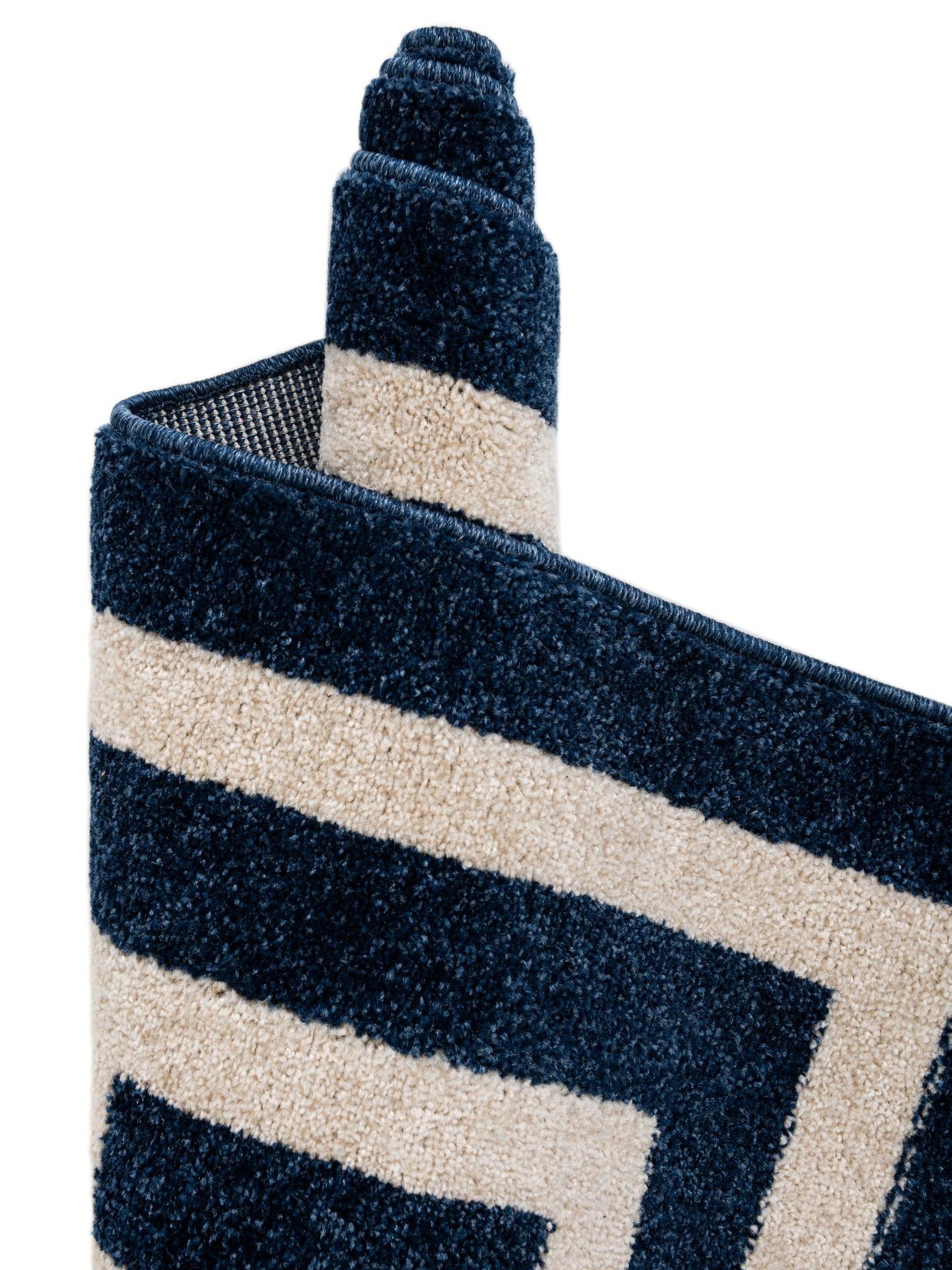 Navy Blue 10' x 13' 1 Athens Rectangle Area Rug 100% Polypropylene With Cotton Backing Easy Clean Indoor Living Dining Room Bedroom Office Carpet for Sale at Rug Engine