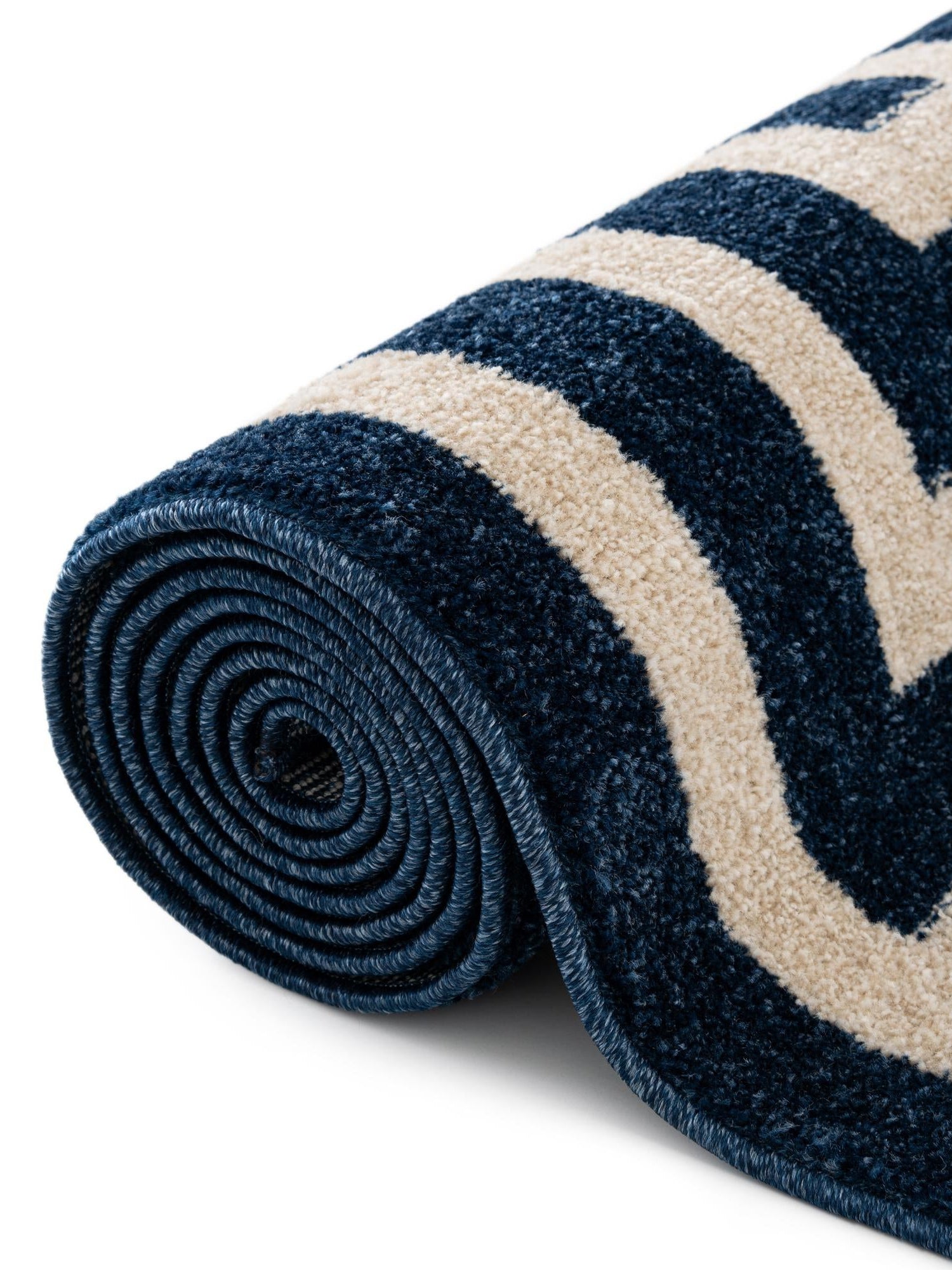 Navy Blue 9' x 12' Athens Rectangle Area Rug 100% Polypropylene With Cotton Backing Easy Clean Indoor Living Dining Room Bedroom Office Carpet for Sale at Rug Engine