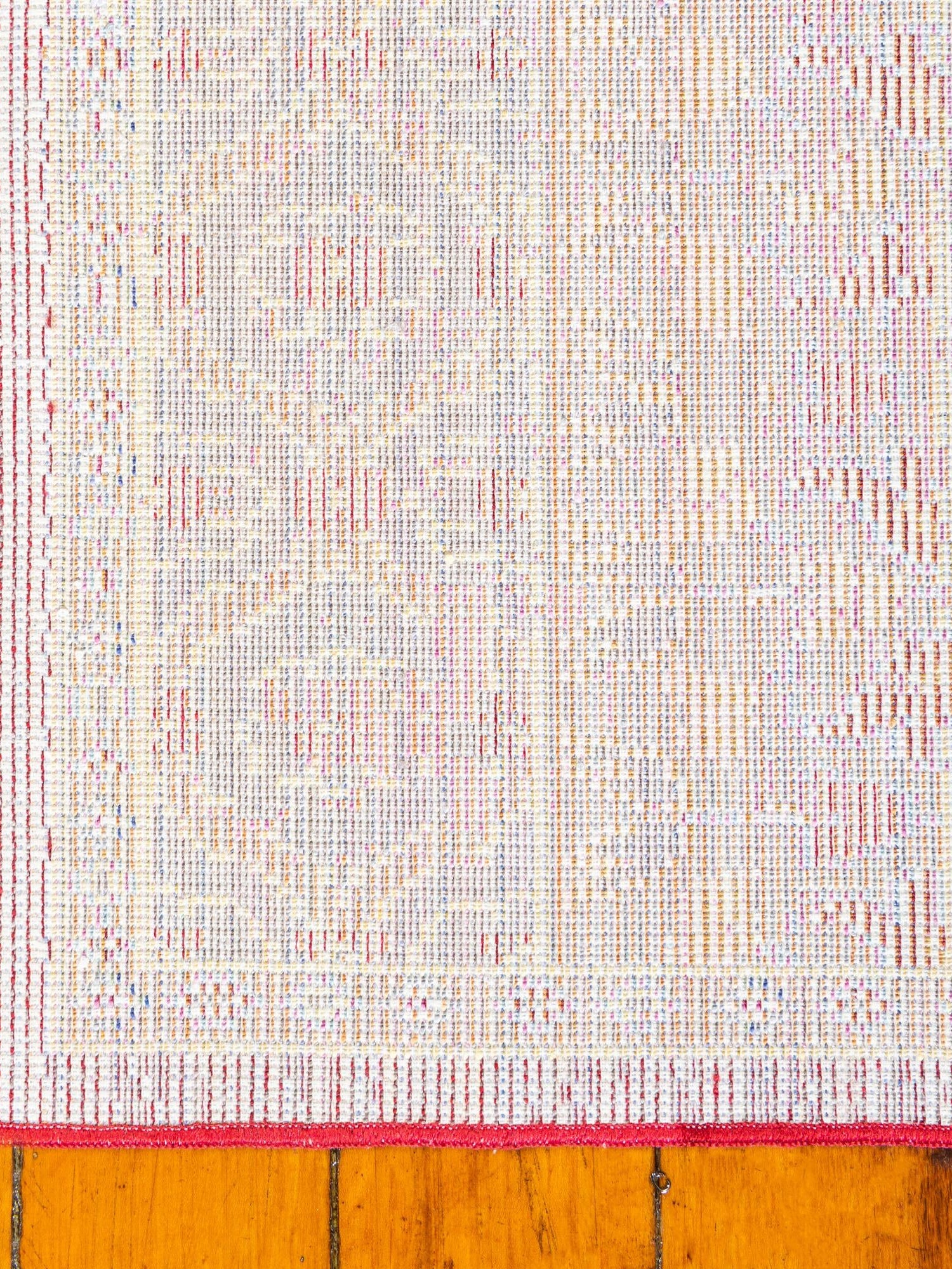 Peach 4' 1 x 6' 1 Austin Rectangle Area Rug 100% Polyester Durable Cotton Backing Living Dining Room Bedroom Office Vintage Decor Carpet for Sale at Rug Engine