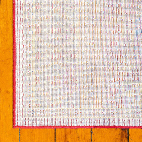 Peach 4' 1 x 6' 1 Austin Rectangle Area Rug 100% Polyester Durable Cotton Backing Living Dining Room Bedroom Office Vintage Decor Carpet for Sale at Rug Engine