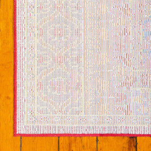 Peach 3' 3 x 5' 3 Austin Rectangle Area Rug 100% Polyester Durable Cotton Backing Living Dining Room Bedroom Office Vintage Decor Carpet for Sale at Rug Engine