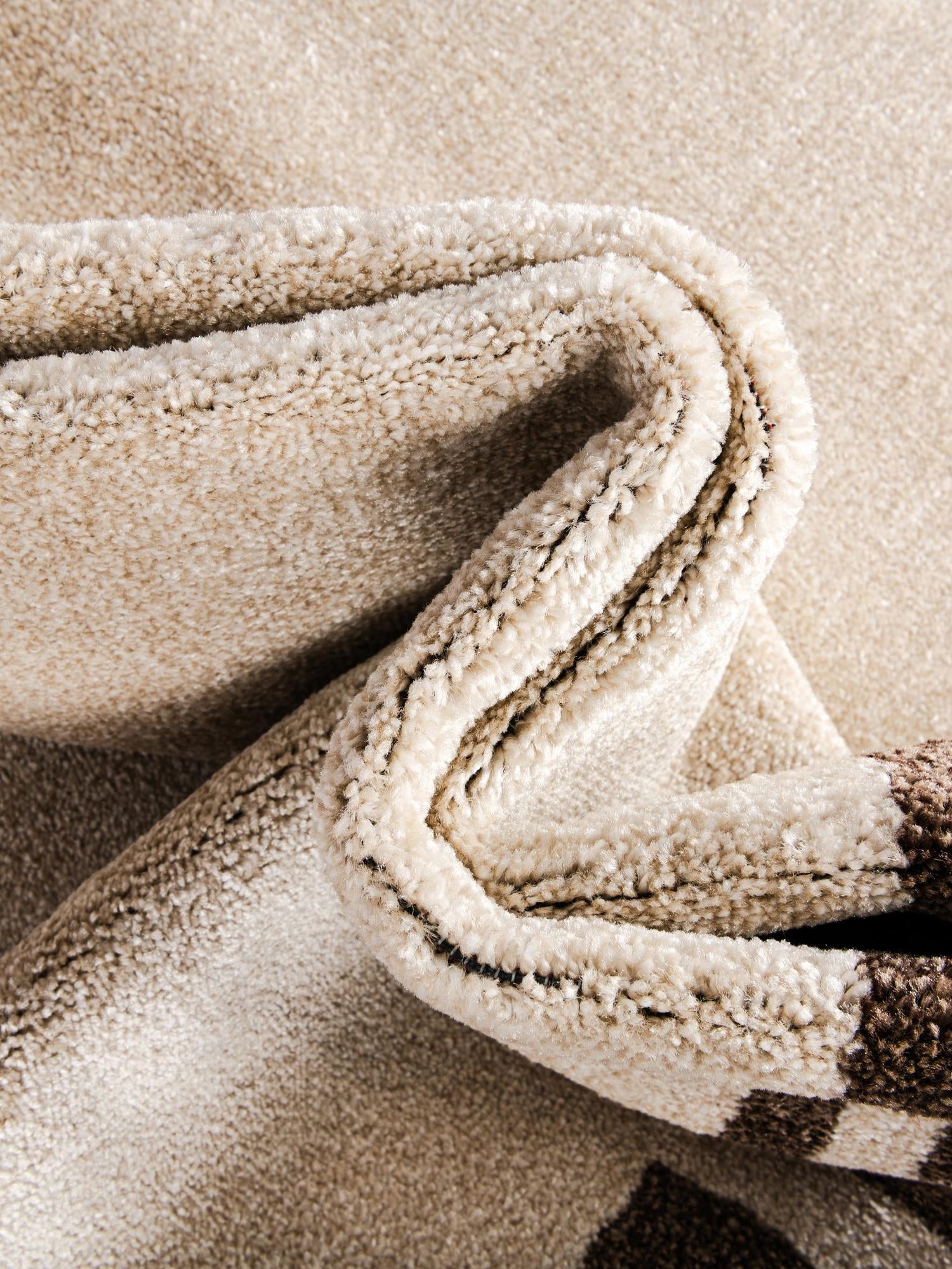 Beige and Brown 3' 1 x 5' 3 Athens Rectangle Area Rug 100% Polypropylene With Cotton Backing Easy Clean Indoor Living Dining Room Bedroom Office Carpet for Sale at Rug Engine