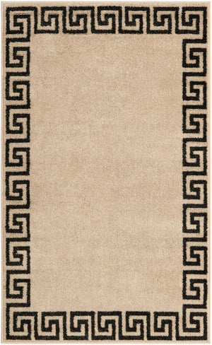 Beige and Gray 3' 1 x 5' 3 Athens Rectangle Area Rug 100% Polypropylene With Cotton Backing Easy Clean Indoor Living Dining Room Bedroom Office Carpet for Sale at Rug Engine