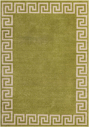 Light Green 7' 1 x 10' Athens Rectangle Area Rug 100% Polypropylene With Cotton Backing Easy Clean Indoor Living Dining Room Bedroom Office Carpet for Sale at Rug Engine