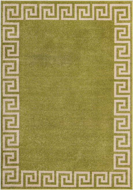 Light Green 7' 1 x 10' Athens Rectangle Area Rug 100% Polypropylene With Cotton Backing Easy Clean Indoor Living Dining Room Bedroom Office Carpet for Sale at Rug Engine