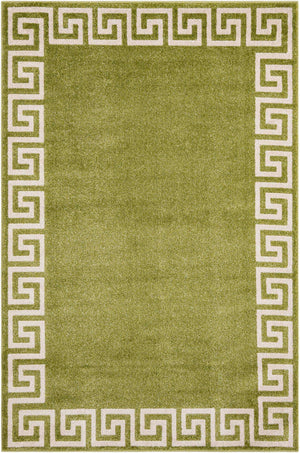 Light Green 5' 3 x 8' Athens Rectangle Area Rug 100% Polypropylene With Cotton Backing Easy Clean Indoor Living Dining Room Bedroom Office Carpet for Sale at Rug Engine