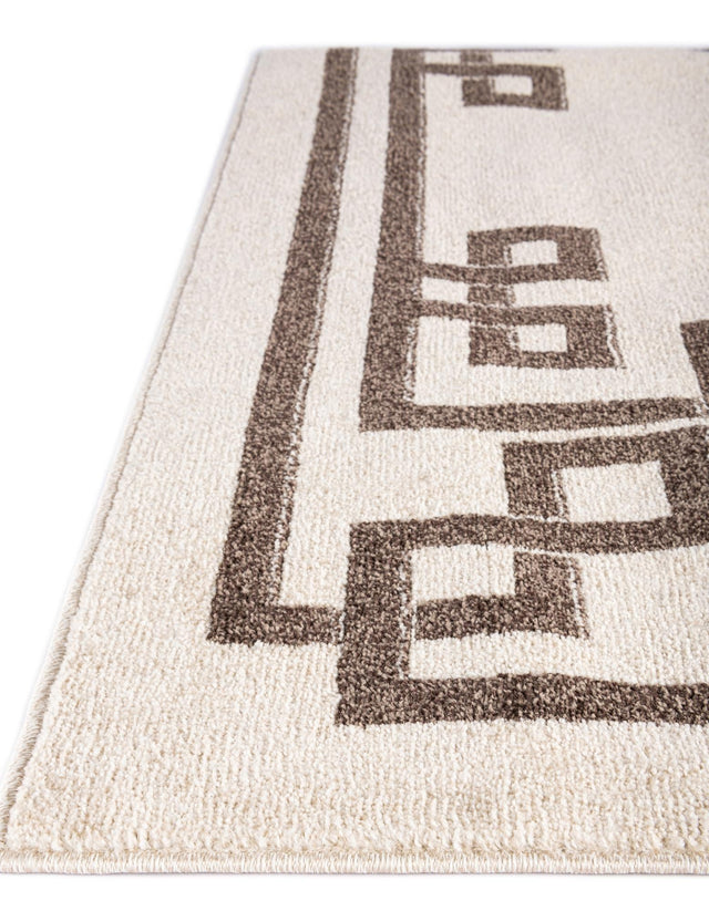 Beige and Brown 9' x 12' 2 Athens Rectangle Rug