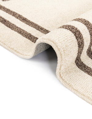 Beige and Brown 7' 1 x 10' Athens Rectangle Area Rug 100% Polypropylene With Cotton Backing Easy Clean Indoor Living Dining Room Bedroom Office Carpet for Sale at Rug Engine