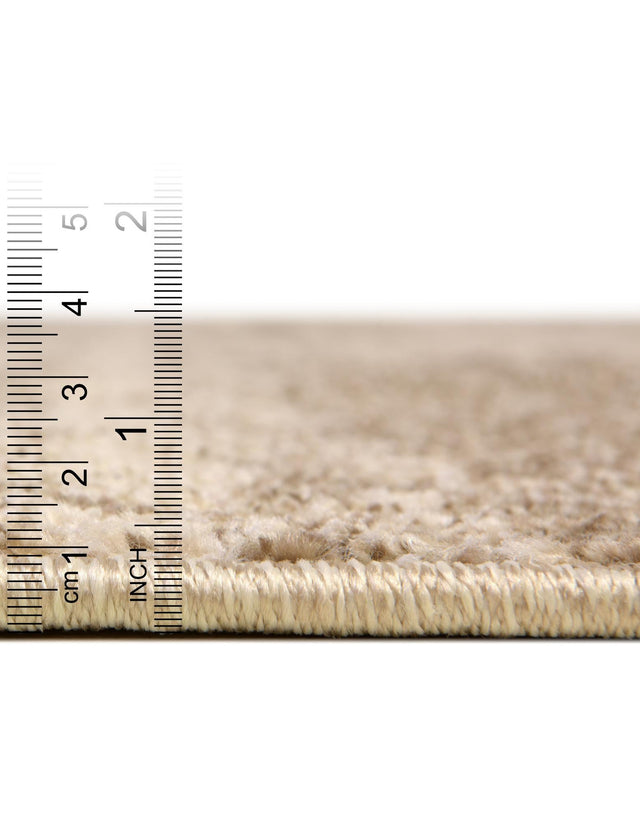 Bone Beige 4' 1 x 4' 1 Del Mar Round Area Rug 100% Polypropylene Easy Clean Stain Resistant Vivid Modern Carpet Mat for Home Decor Interior Designing for Sale at Rug Engine