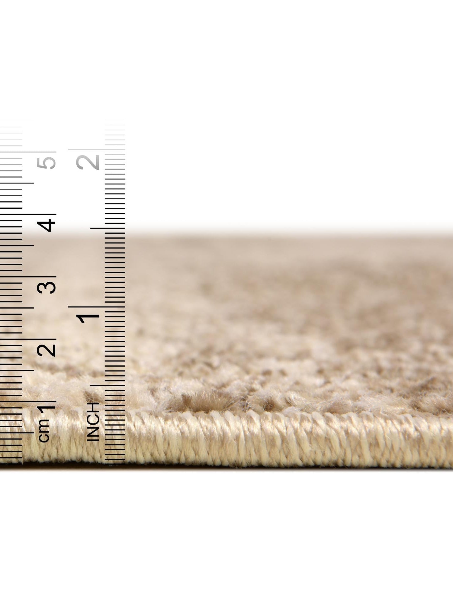 Bone Beige 6' 1 x 6' 1 Del Mar Round Area Rug 100% Polypropylene Easy Clean Stain Resistant Vivid Modern Carpet Mat for Home Decor Interior Designing for Sale at Rug Engine