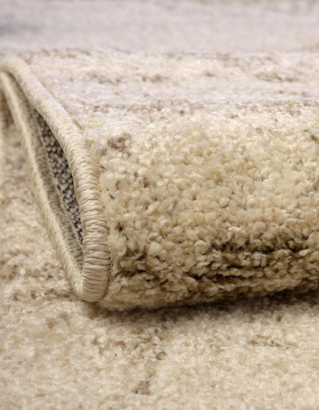 Bone Beige 4' 1 x 4' 1 Del Mar Round Area Rug 100% Polypropylene Easy Clean Stain Resistant Vivid Modern Carpet Mat for Home Decor Interior Designing for Sale at Rug Engine