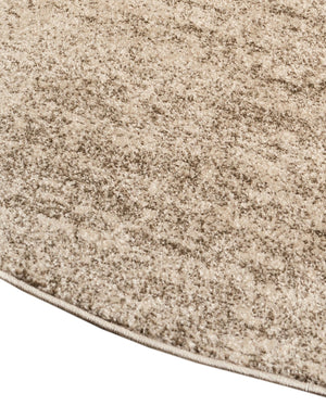 Bone Beige 7' 10 x 7' 10 Del Mar Round Area Rug 100% Polypropylene Easy Clean Stain Resistant Vivid Modern Carpet Mat for Home Decor Interior Designing for Sale at Rug Engine