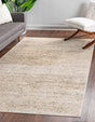 Bone Beige 5' 3 x 8' Del Mar Rectangle Area Rug 100% Polypropylene Easy Clean Stain Resistant Vivid Modern Carpet Mat for Home Decor Interior Designing for Sale at Rug Engine