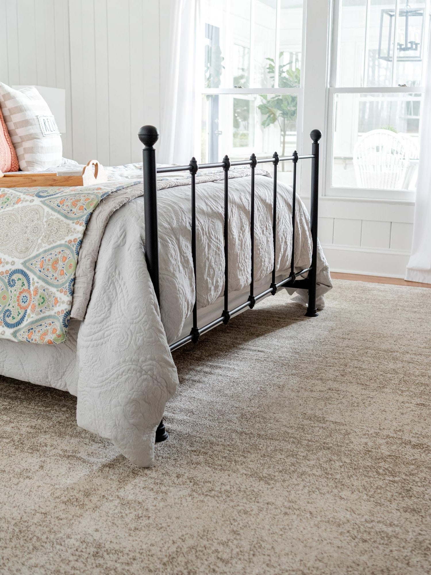 Bone Beige 7' 1 x 10' Del Mar Rectangle Area Rug 100% Polypropylene Easy Clean Stain Resistant Vivid Modern Carpet Mat for Home Decor Interior Designing for Sale at Rug Engine