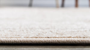 Bone Beige 2' x 6' 1 Del Mar Runner Area Rug 100% Polypropylene Easy Clean Stain Resistant Vivid Modern Carpet Mat for Home Decor Interior Designing for Sale at Rug Engine
