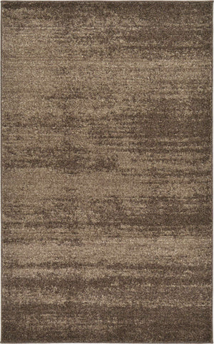 Brown 3' 1 x 5' 3 Del Mar Rectangle Area Rug 100% Polypropylene Easy Clean Stain Resistant Vivid Modern Carpet Mat for Home Decor Interior Designing for Sale at Rug Engine