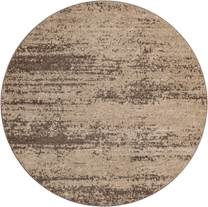 Brown 7' 10 x 7' 10 Del Mar Round Area Rug 100% Polypropylene Easy Clean Stain Resistant Vivid Modern Carpet Mat for Home Decor Interior Designing for Sale at Rug Engine