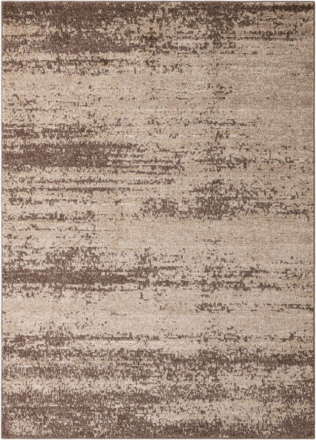 Brown 7' 1 x 10' Del Mar Rectangle Area Rug 100% Polypropylene Easy Clean Stain Resistant Vivid Modern Carpet Mat for Home Decor Interior Designing for Sale at Rug Engine