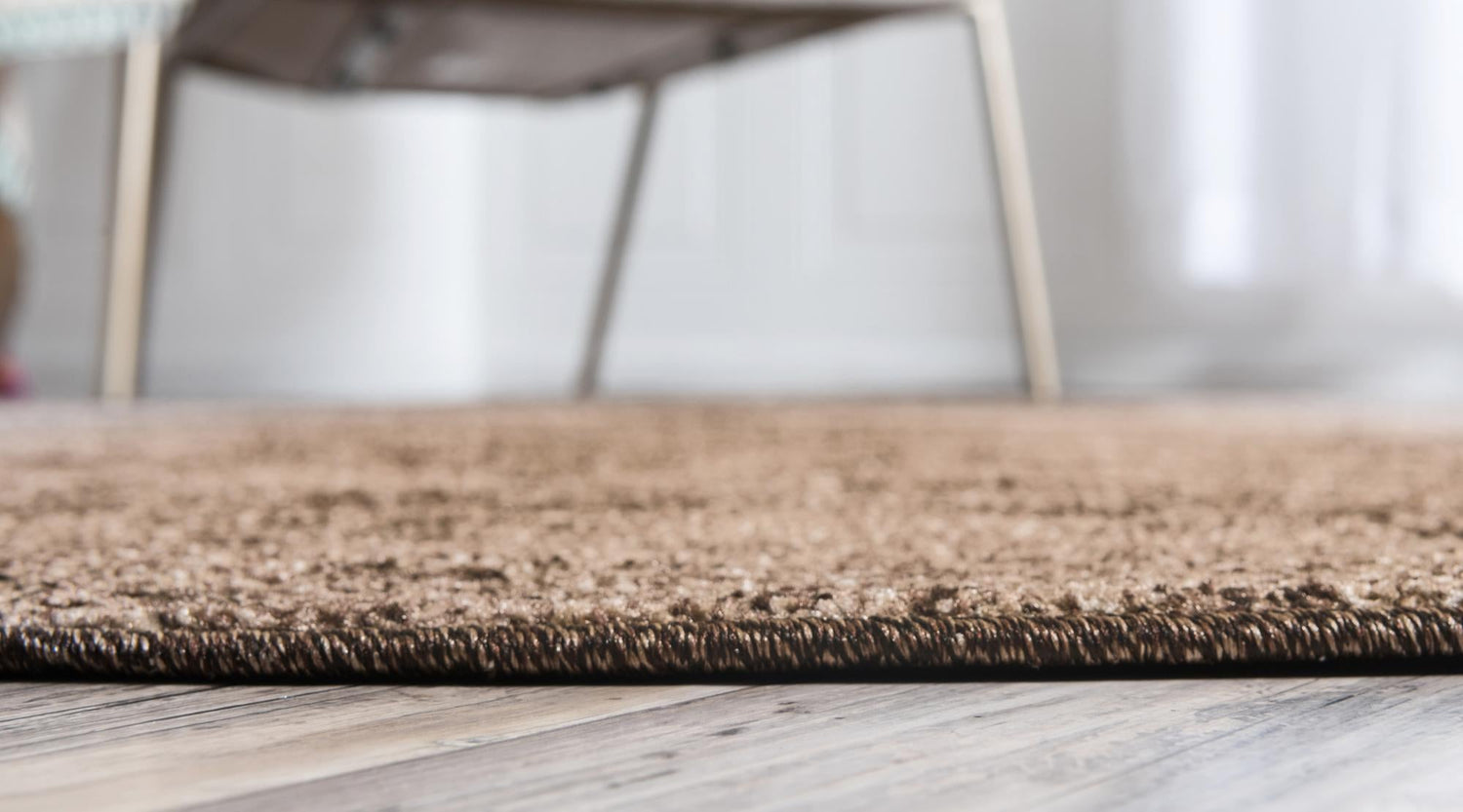 Brown 3' 1 x 3' 1 Del Mar Round Area Rug 100% Polypropylene Easy Clean Stain Resistant Vivid Modern Carpet Mat for Home Decor Interior Designing for Sale at Rug Engine