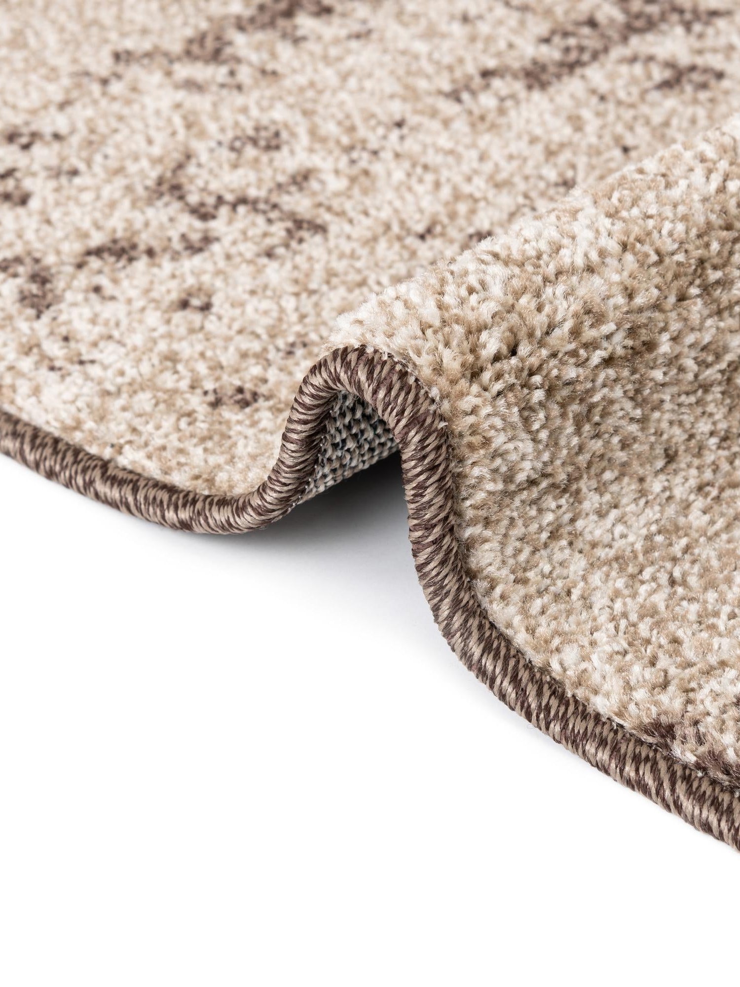 Brown 7' 10 x 7' 10 Del Mar Round Area Rug 100% Polypropylene Easy Clean Stain Resistant Vivid Modern Carpet Mat for Home Decor Interior Designing for Sale at Rug Engine