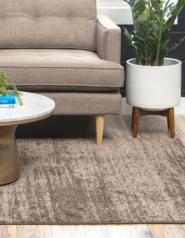 Brown 5' 3 x 8' Del Mar Rectangle Area Rug 100% Polypropylene Easy Clean Stain Resistant Vivid Modern Carpet Mat for Home Decor Interior Designing for Sale at Rug Engine