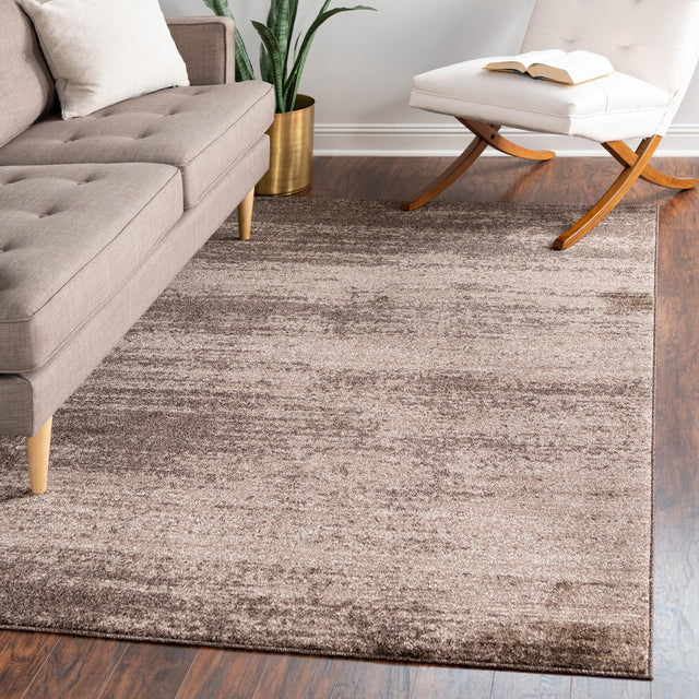 Brown 6' 1 x 9' Del Mar Rectangle Area Rug 100% Polypropylene Easy Clean Stain Resistant Vivid Modern Carpet Mat for Home Decor Interior Designing for Sale at Rug Engine