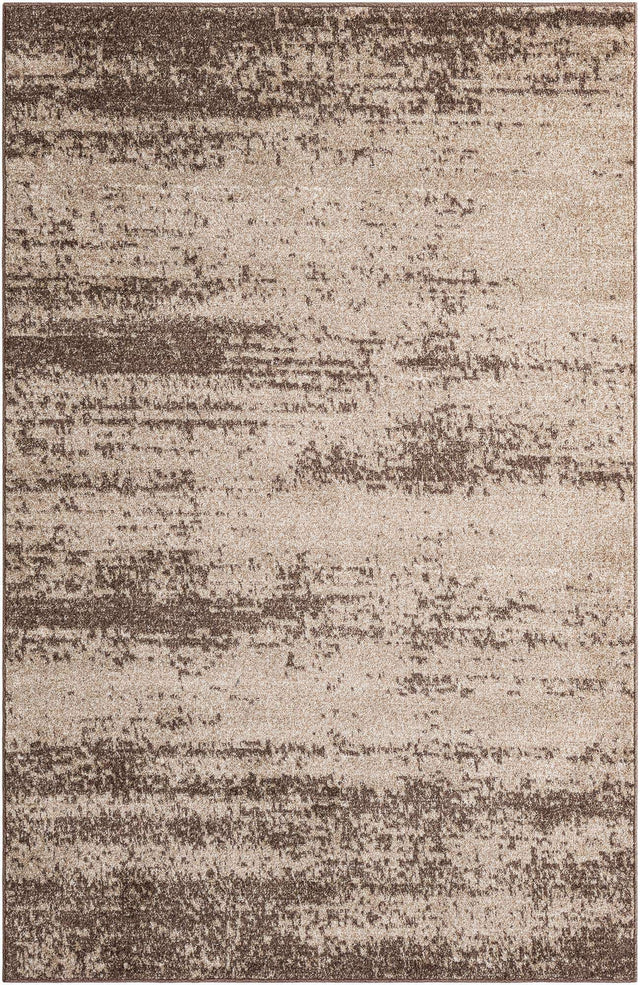 Brown 5' 3 x 8' Del Mar Rectangle Area Rug 100% Polypropylene Easy Clean Stain Resistant Vivid Modern Carpet Mat for Home Decor Interior Designing for Sale at Rug Engine