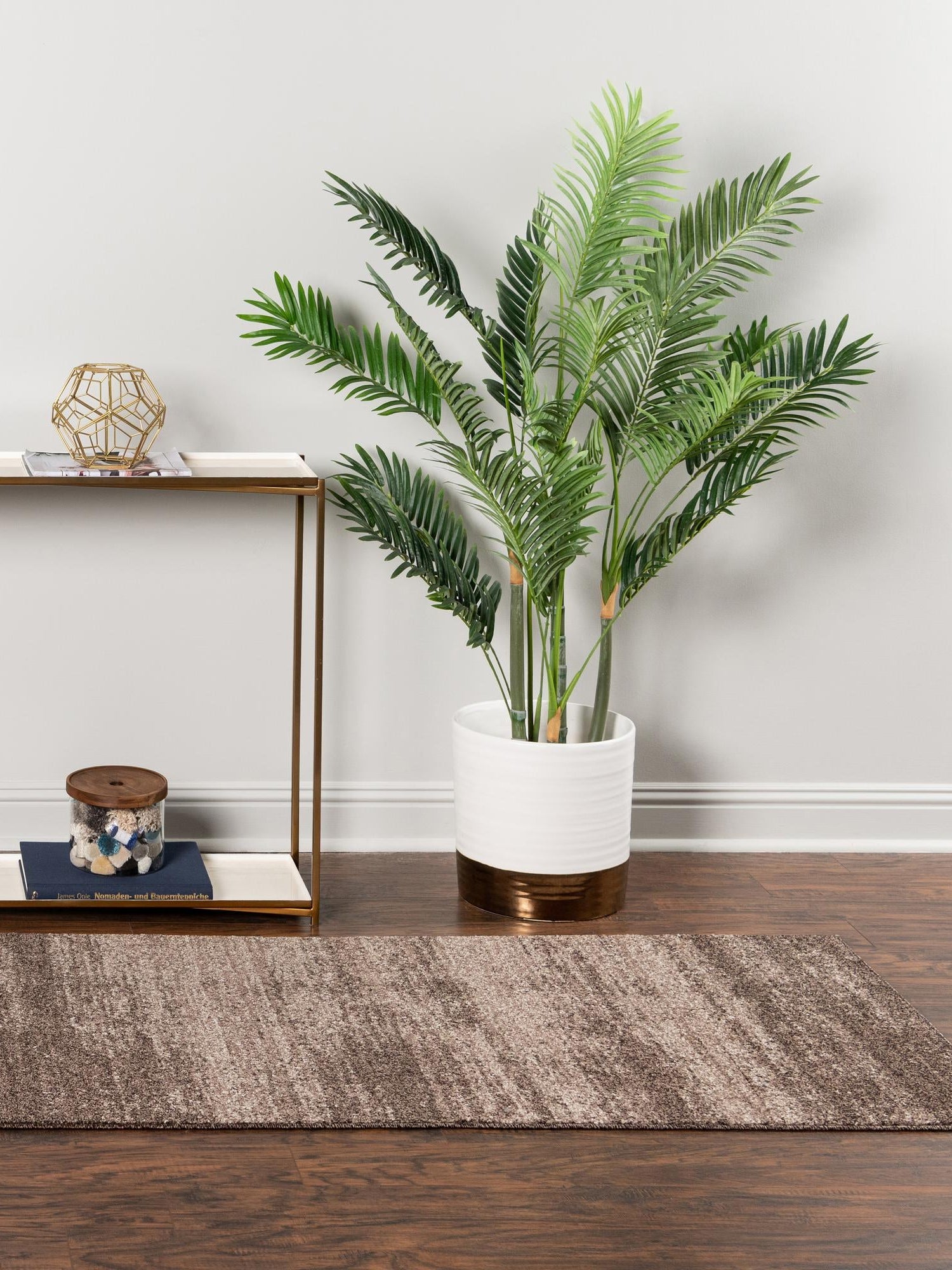 Brown 2' 7 x 10' Del Mar Runner Area Rug 100% Polypropylene Easy Clean Stain Resistant Vivid Modern Carpet Mat for Home Decor Interior Designing for Sale at Rug Engine