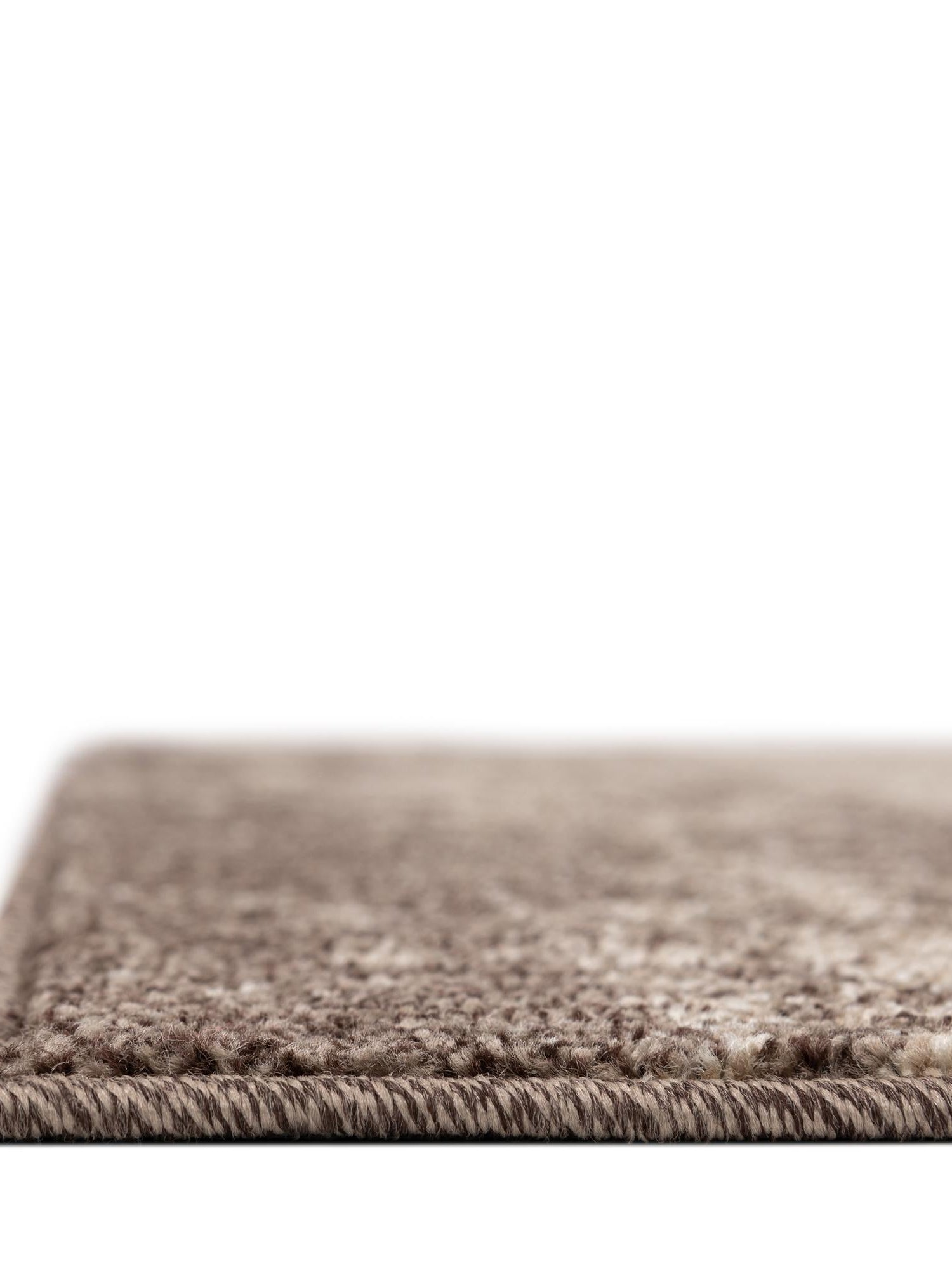 Brown 2' 7 x 10' Del Mar Runner Area Rug 100% Polypropylene Easy Clean Stain Resistant Vivid Modern Carpet Mat for Home Decor Interior Designing for Sale at Rug Engine