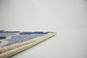 Light Blue 2' 7 x 10' Trellis Runner Area Rug