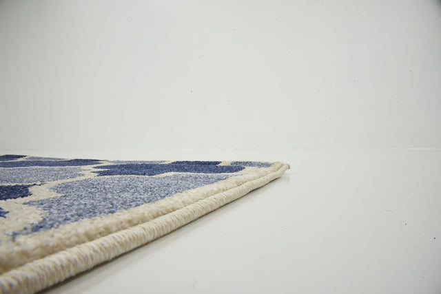 Light Blue 2' 7 x 10' Trellis Runner Area Rug