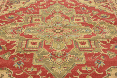 Red 8' x 11' Sahand Rectangle Area Rug Affordable Easy Clean Traditional Design Durable Carpet for Home Interior Design Living Room Dining Office for Sale at Rug Engine